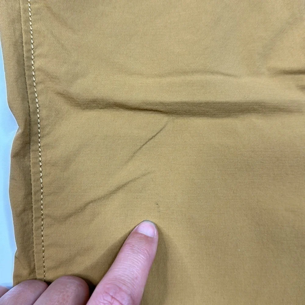 Exofficio Amphi Mustard Yellow Hiking Adventure Pants Size 28x32